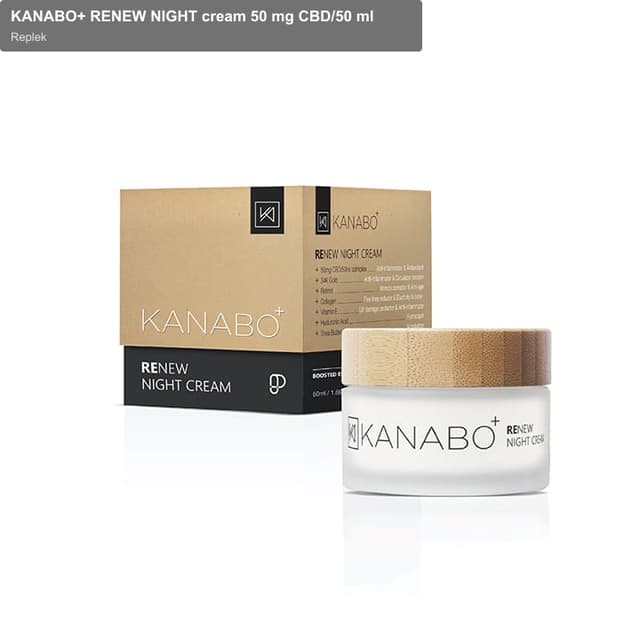Replek sell "KANABO+ RENEW NIGHT cream 50 mg CBD/50 ml"