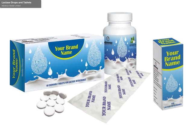 Advenza Global Limited sell "Lactase Drops and Tablets"