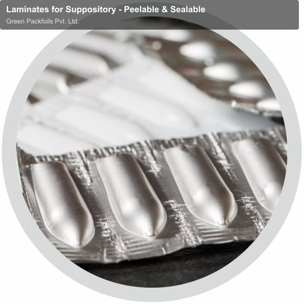 Green Packfoils Pvt. Ltd. sell "Laminates for Suppository - Peelable & Sealable"
