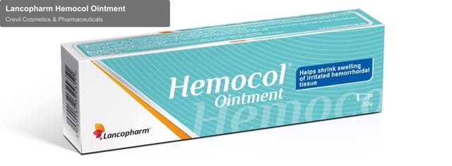 Crevil Cosmetics & Pharmaceuticals sell "Lancopharm Hemocol Ointment"
