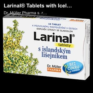 Dr. Müller Pharma s. r. o. sell "Larinal® Tablets with Iceland Moss, 16 tbl."