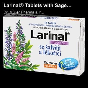 Dr. Müller Pharma s. r. o. sell "Larinal® Tablets with Sage and Liquorice, 16 tbl."