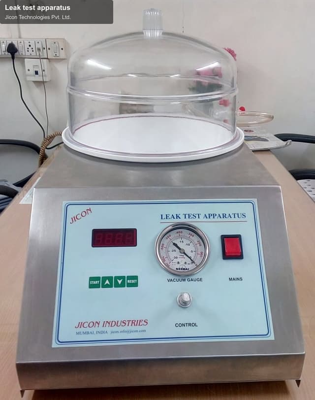 Jicon Technologies Pvt. Ltd. sell "Leak test apparatus"