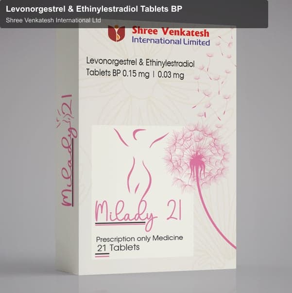 Shree Venkatesh International Ltd sell "Levonorgestrel & Ethinylestradiol Tablets BP"