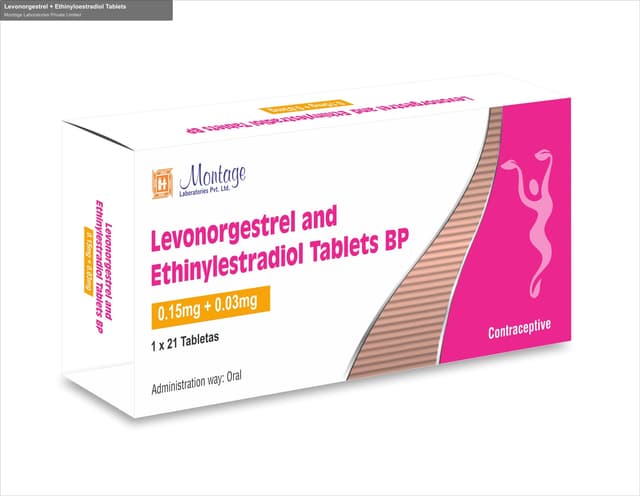 Montage Laboratories Private Limited sell "Levonorgestrel + Ethinyloestradiol Tablets"
