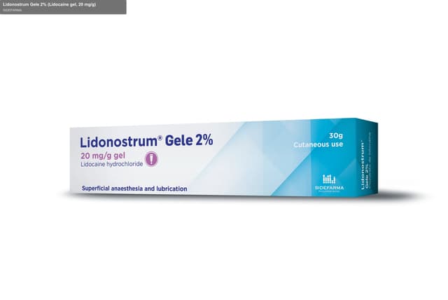 SIDEFARMA sell "Lidonostrum Gele 2% (Lidocaine gel, 20 mg/g)"
