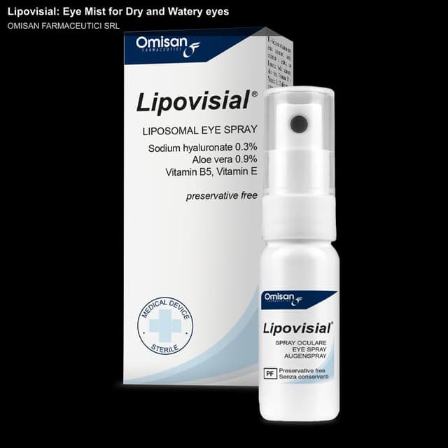 OMISAN FARMACEUTICI SRL sell "Lipovisial: Eye Mist for Dry and Watery eyes"