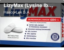 Hasco-Lek S.A. sell "LizyMax (Lysine Ibuprofen)"