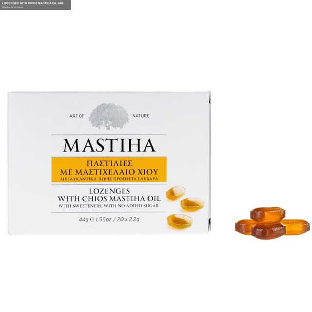 Mastiha Art of Nature sell "LOGENGES WITH CHIOS MASTIHA OIL 44G"
