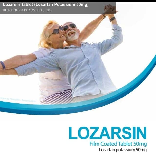 SHIN POONG PHARM. CO., LTD. sell "Lozarsin Tablet (Losartan Potassium 50mg)"