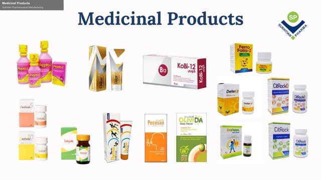 Sukhtian Pharmaceutical Manufacturing sell "Medicinal Products"
