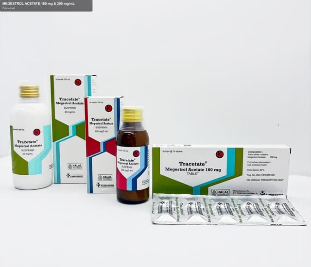 Fahrenheit sell "MEGESTROL ACETATE 160 mg & 200 mg/mL"