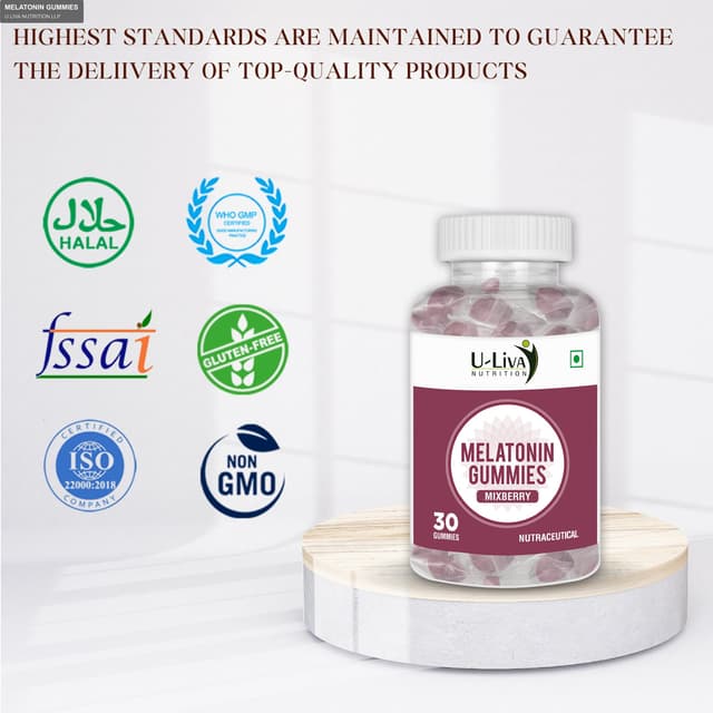 U LIVA NUTRITION LLP sell "MELATONIN GUMMIES"