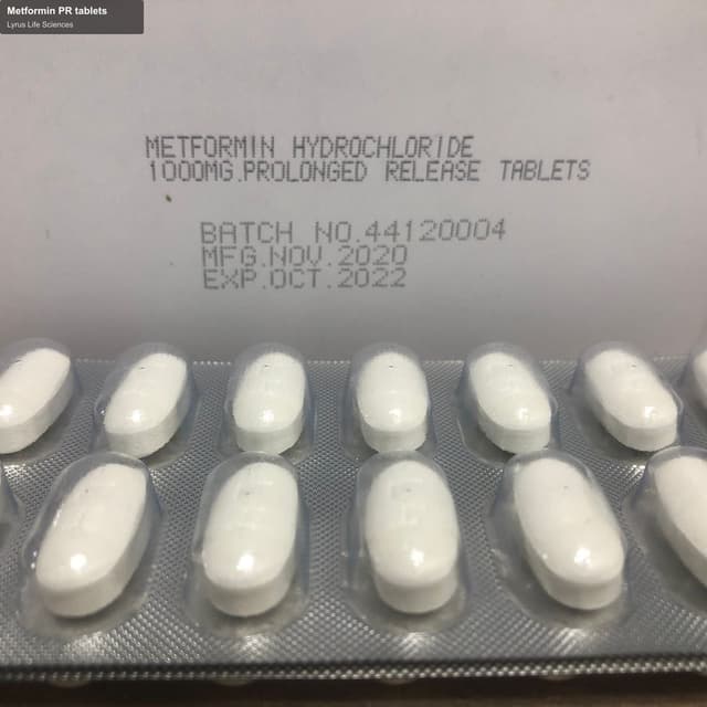 Lyrus Life Sciences sell "Metformin PR tablets"