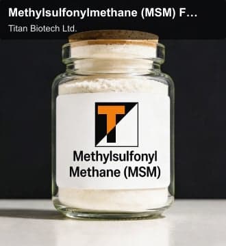 Titan Biotech Ltd. sell "Methylsulfonylmethane (MSM) For Animal Feed"