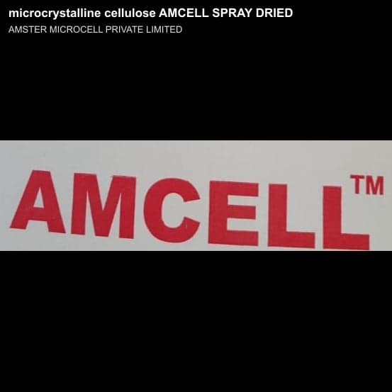 AMSTER MICROCELL PRIVATE LIMITED sell "microcrystalline cellulose AMCELL SPRAY DRIED"