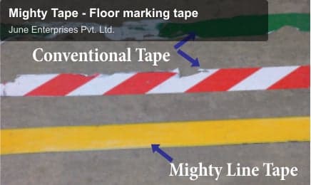 June Enterprises Pvt. Ltd. sell "Mighty Tape - Floor marking tape"