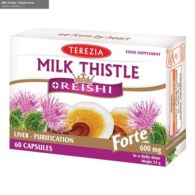 TEREZIA COMPANY s.r.o. sell "Milk Thistle + Reishi Forte"