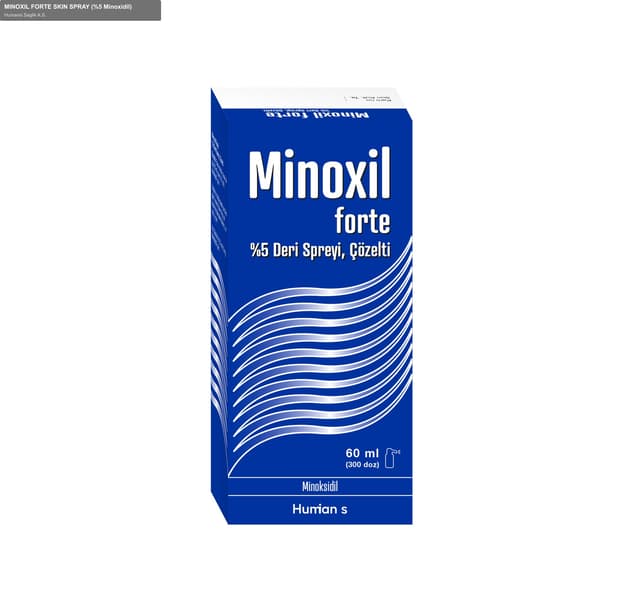 Humanis Saglik A.S. sell "MINOXIL FORTE SKIN SPRAY (%5 Minoxidil)"