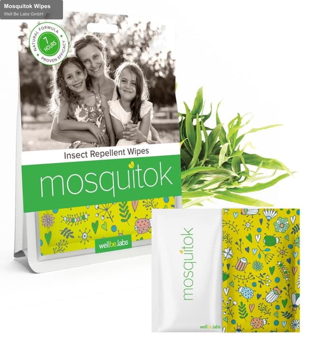 Well Be Labs GmbH sell "Mosquitok Wipes"