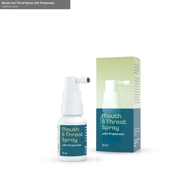 URSATEC GmbH sell "Mouth and Throat Spray with Propionate"