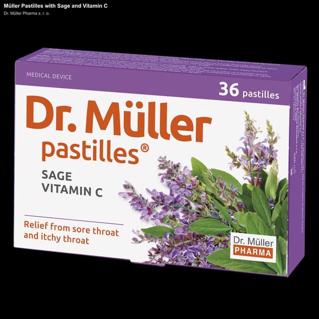 Dr. Müller Pharma s. r. o. sell "Müller Pastilles with Sage and Vitamin C"