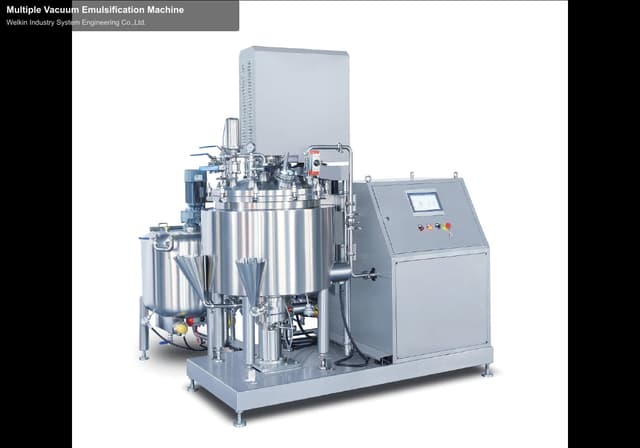 Welkin Industry System Engineering Co.,Ltd. sell "Multiple Vacuum Emulsification Machine"