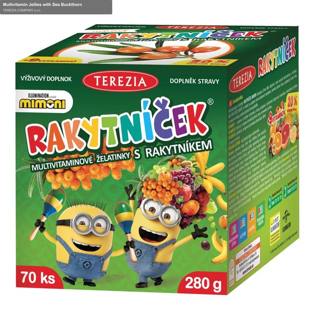 TEREZIA COMPANY s.r.o. sell "Multivitamin Jellies with Sea Buckthorn"