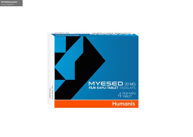 Humanis Saglik A.S. sell "MYESED(tadalafil)"