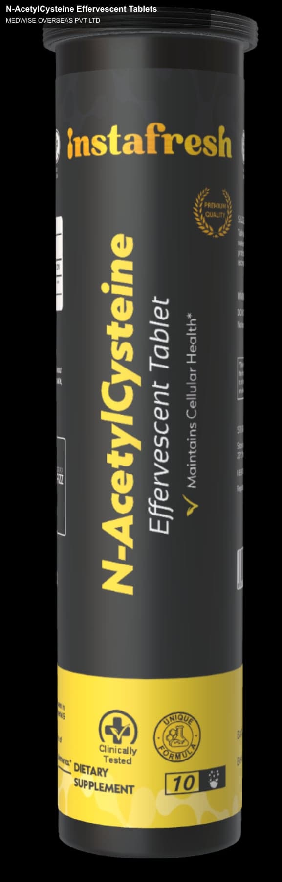 MEDWISE OVERSEAS PVT LTD sell "N-AcetylCysteine Effervescent Tablets"
