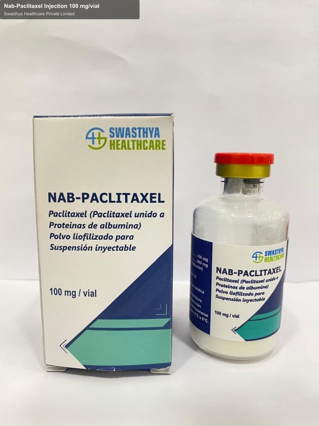 Swasthya Healthcare Private Limited sell "Nab-Paclitaxel Injection 100 mg/vial"