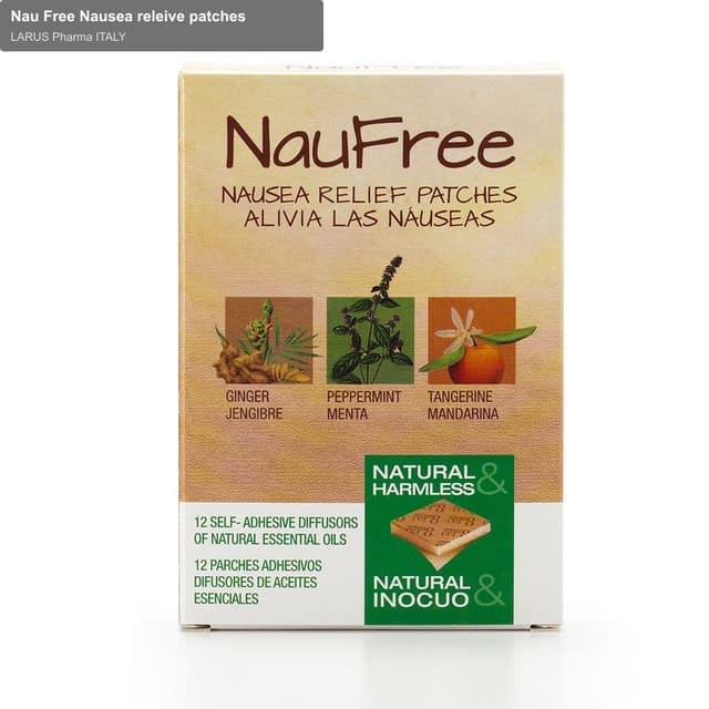 LARUS Pharma ITALY sell "Nau Free Nausea releive patches"