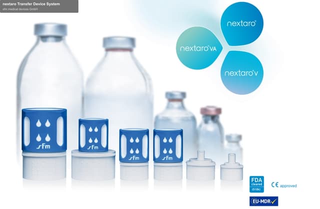 sfm medical devices GmbH sell "nextaro Transfer Device System"