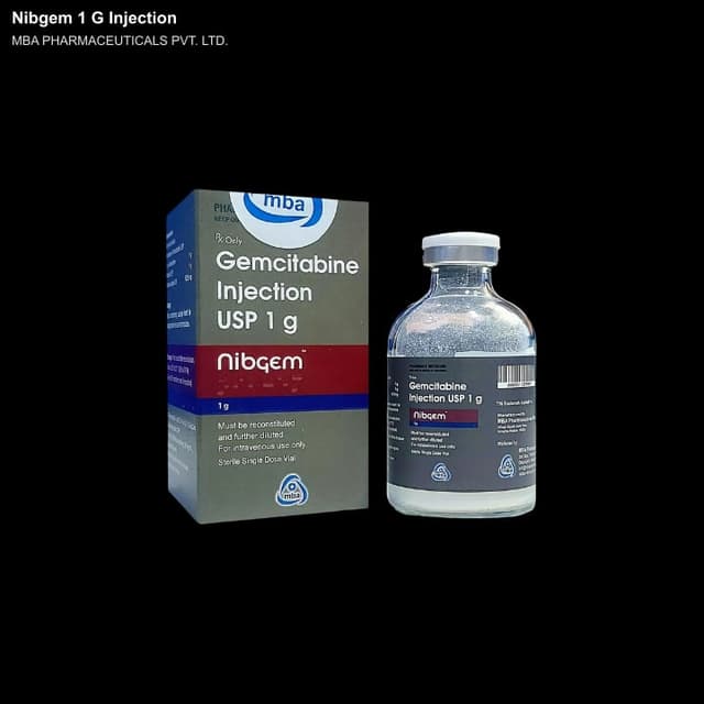 MBA PHARMACEUTICALS PVT. LTD. sell "Nibgem 1 G Injection"
