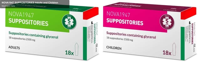 Medexport Italia sell "NOVA1947 SUPPOSITORIES Adults and Children"
