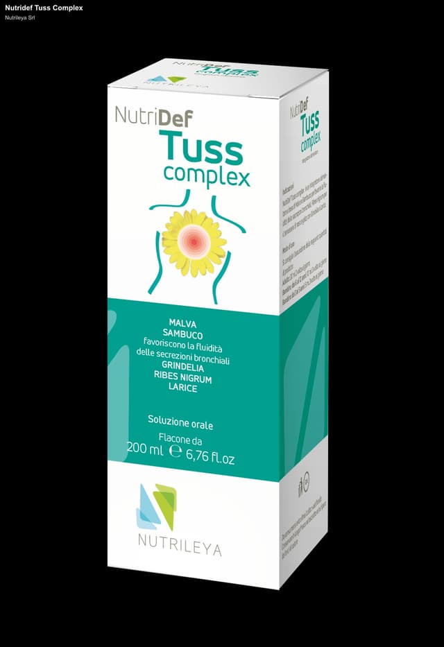 Nutrileya Srl sell "Nutridef Tuss Complex"