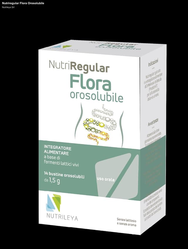 Nutrileya Srl sell "Nutriregular Flora Orosolubile"