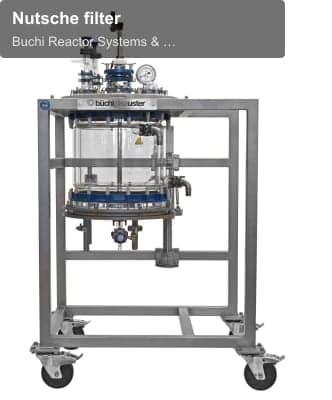 Buchi Reactor Systems & Pilot Plants sell "Nutsche filter"