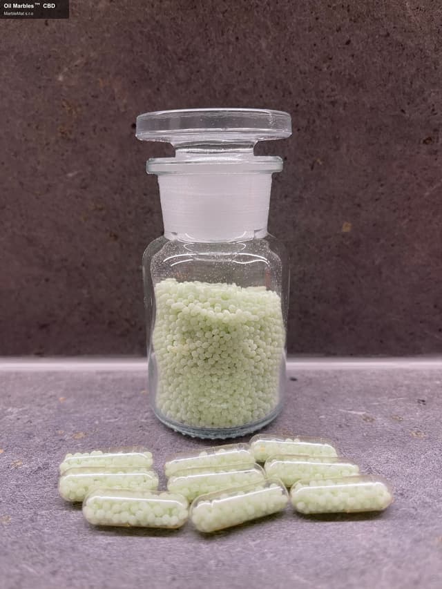 MarbleMat s.r.o sell "Oil Marbles™️ CBD"
