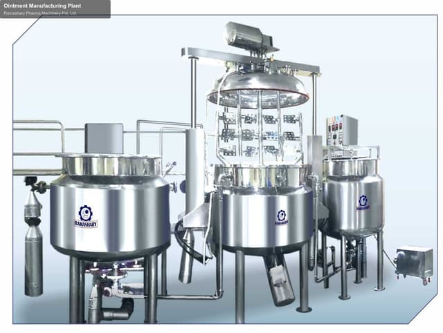 Ramashary Pharma Machinery Pvt. Ltd. sell "Ointment Manufacturing Plant"