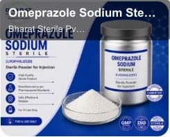 Bharat Sterile Pvt Ltd sell "Omeprazole Sodium Sterile (Lyophilized)"