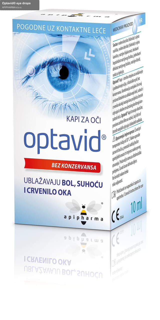 APIPHARMA d.o.o. sell "Optavid® eye drops"