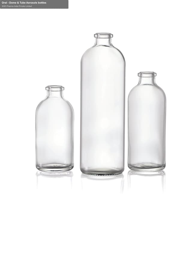 SGD Pharma India Private Limited sell "Oral - Dome & Tube Aerosols bottles"