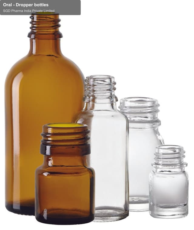 SGD Pharma India Private Limited sell "Oral - Dropper bottles"