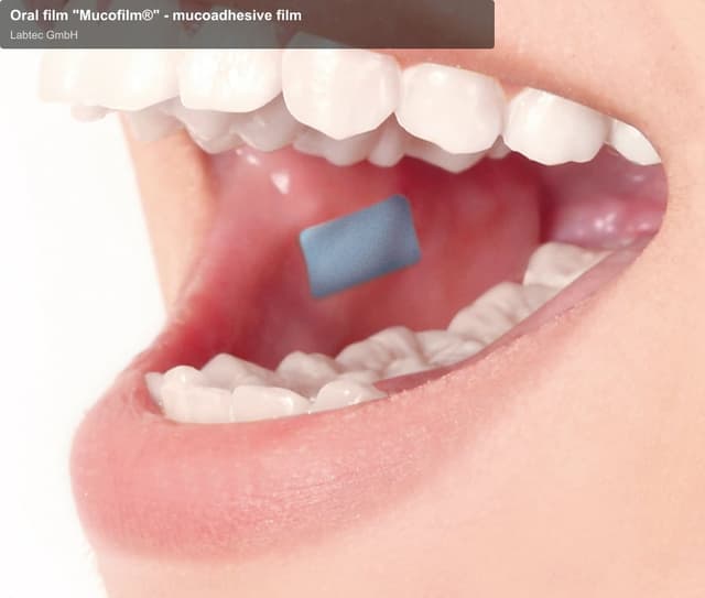Labtec GmbH sell "Oral film "Mucofilm®" - mucoadhesive film"