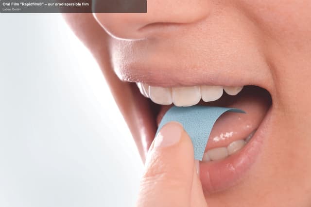Labtec GmbH sell "Oral Film "Rapidfilm®" – our orodispersible film"