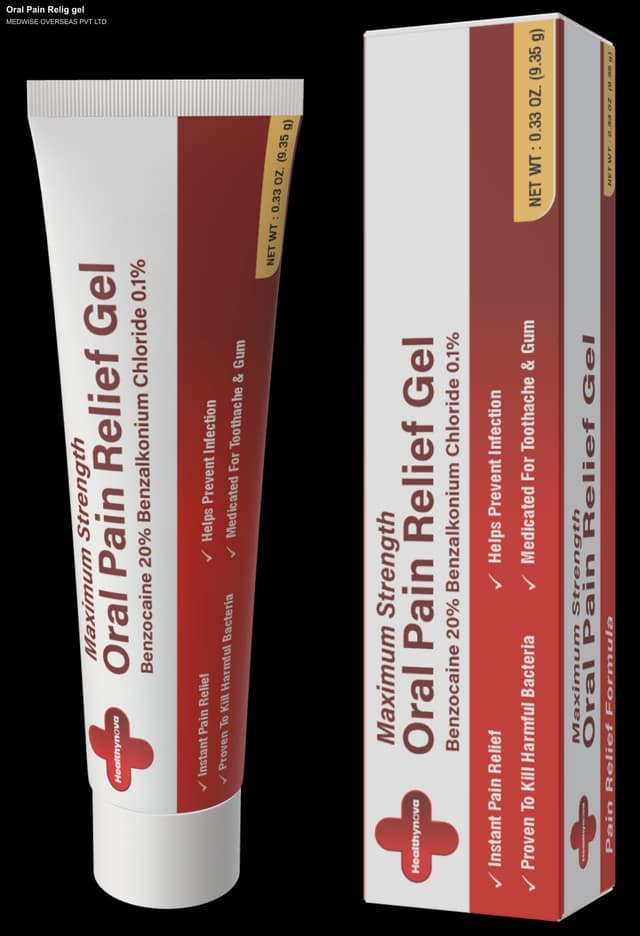 MEDWISE OVERSEAS PVT LTD sell "Oral Pain Relig gel"