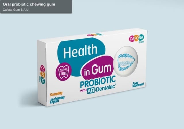 Cafosa Gum S.A.U sell "Oral probiotic chewing gum"
