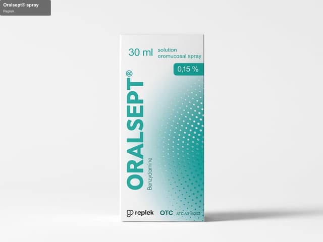 Replek sell "Oralsept® spray"