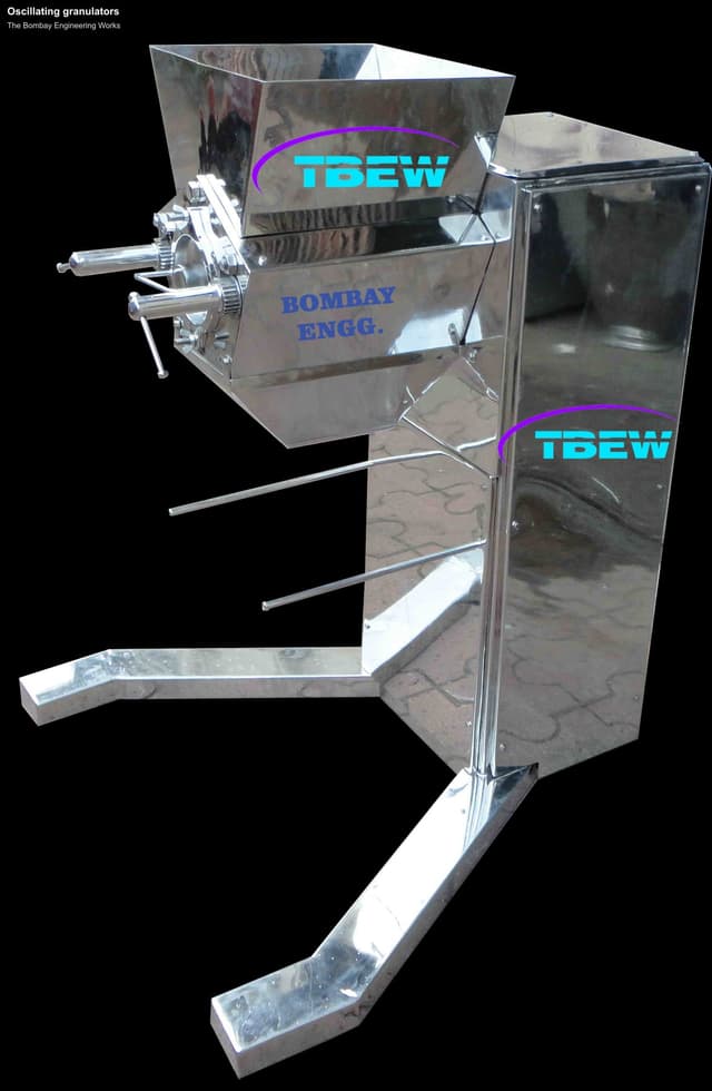 The Bombay Engineering Works sell "Oscillating granulators"